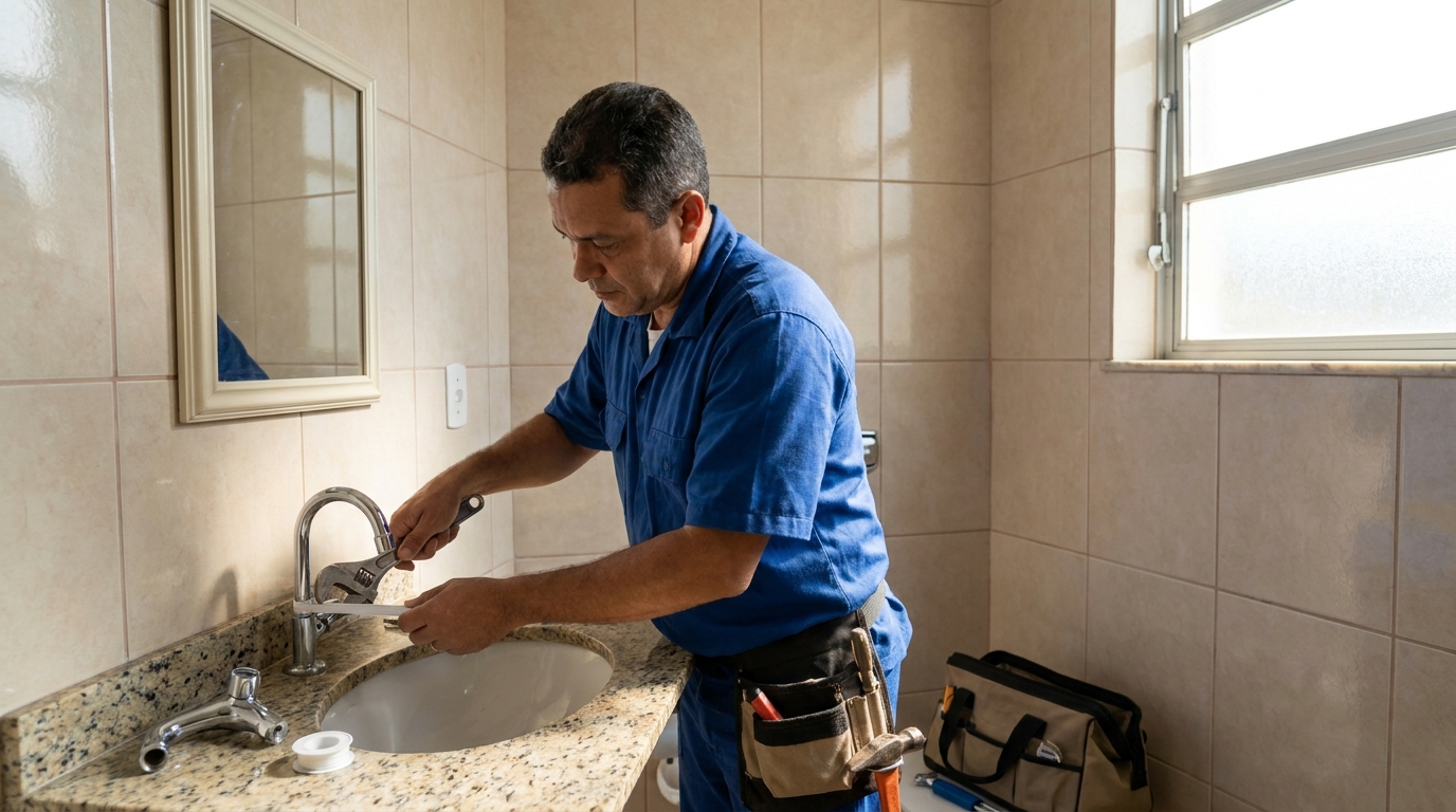 Ajustes em Torneiras em Eldorado, Divinópolis‑MG