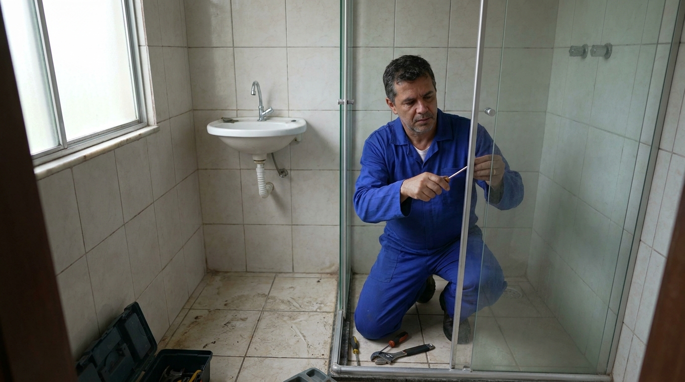 Troca de Roldanas e Trilhos em Industrial, Divinópolis‑MG